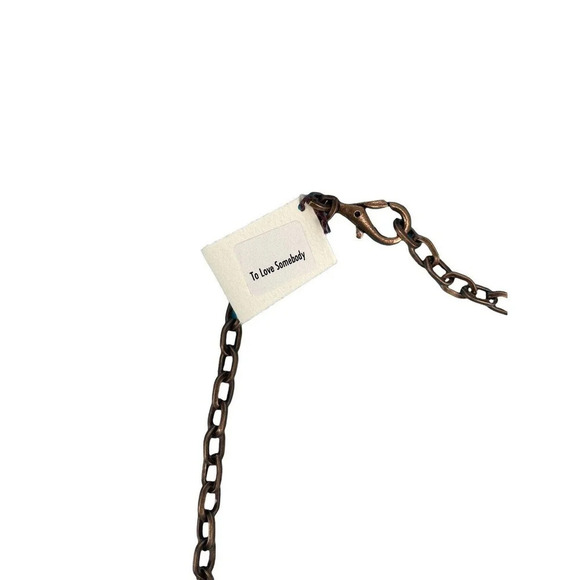 Amy Wells Handcrafted Sterling Silver Ring On Necklace Bronze Chain - Picture 5 of 7